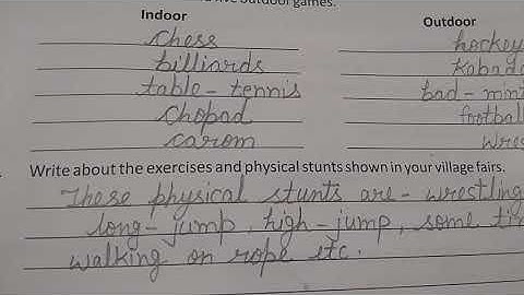 Class-5th , Subject-E.V.S , Chapter-5(Games that we play)