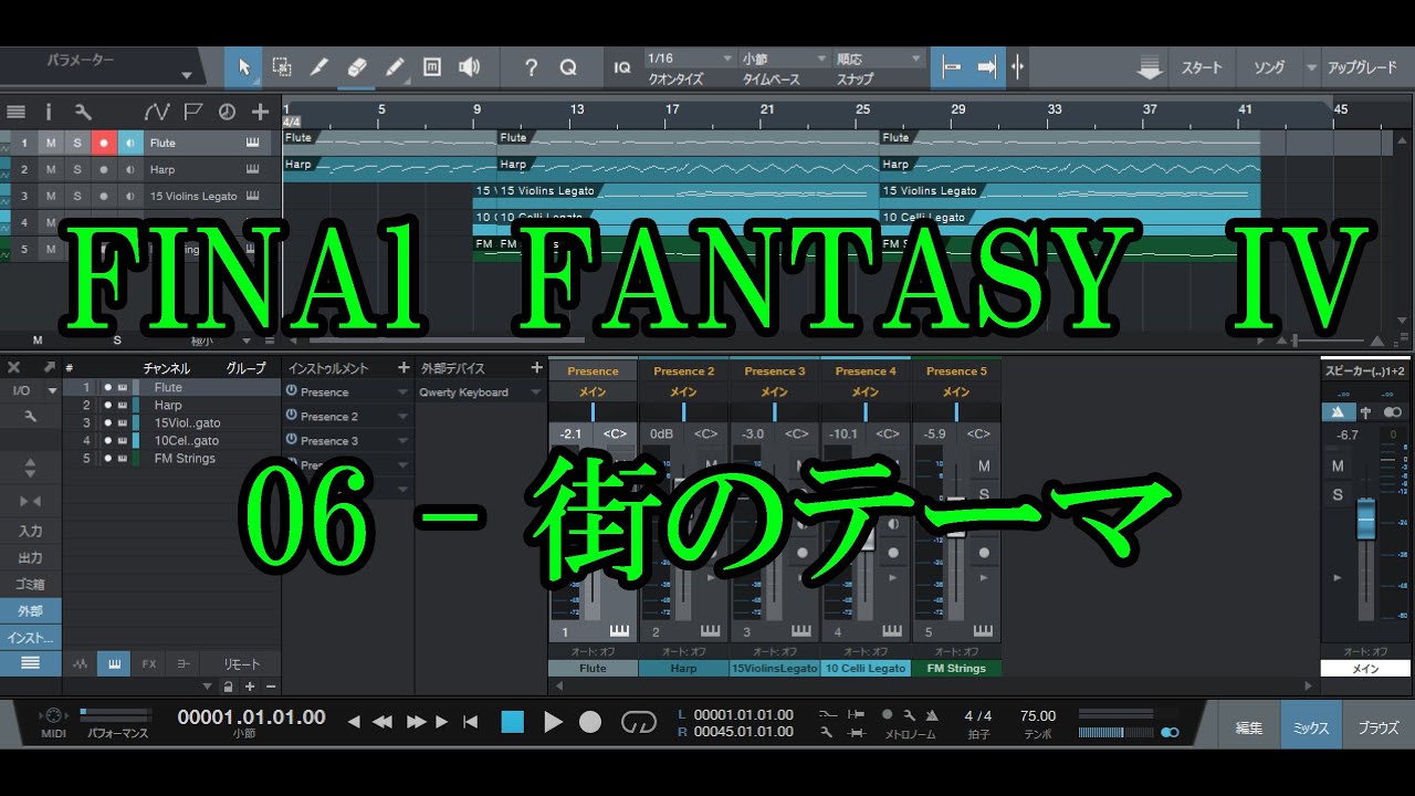 ファイナルファンタジーiv 街のテーマ オーケストラver Youtube