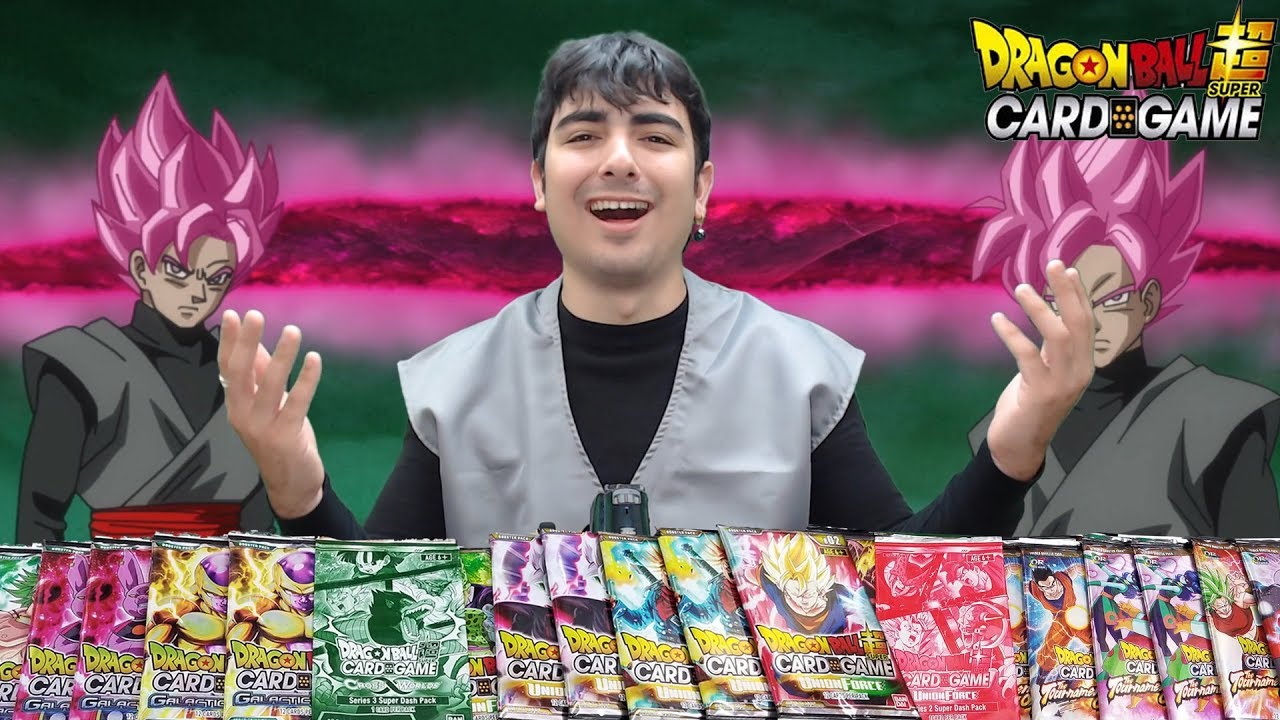 GOD PACK!! GOKU BLACK Opens a CUSTOM Dragon Ball Super Booster Box!