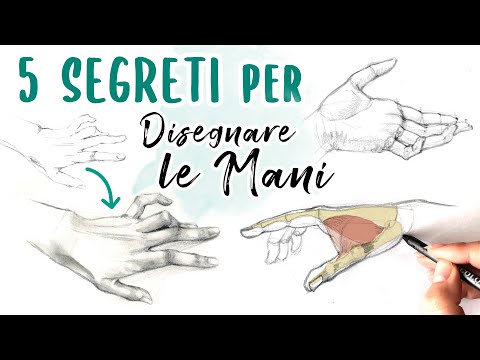 Video: Come Disegnare Una Mano