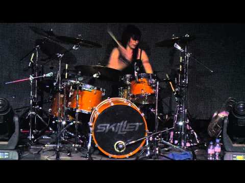 Skillet Circus For A Psycho Guitar Solo Drum Solo MILO Concert Hall 