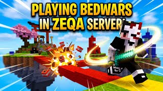 I am playing badwar in zaqa server #minecraft #texture #bedwar 