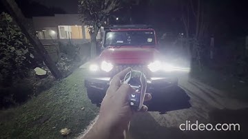 Mahindra Thar Push Button Installation