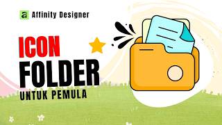 Cara Membuat Icon Folder  -  *AFFINITY DESIGNER TUTORIAL - PEMULA*