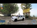 GTA V - LSPDFR 0.4.9🚔 - SAPR/U.S. National Park Service - Firearm Attack on Officer - 4K