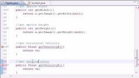 Java Game Development - 24 -  Finishing the Sprite Class