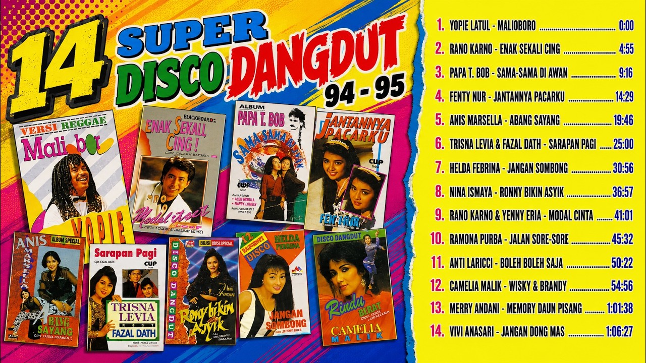 VA - 14 Super Disco Dangdut 94-95 ( Full Album )