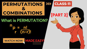 Permutations (PART-2)  | Class11 | Maths | Permutation and Combination Class 11| Math e Tricks