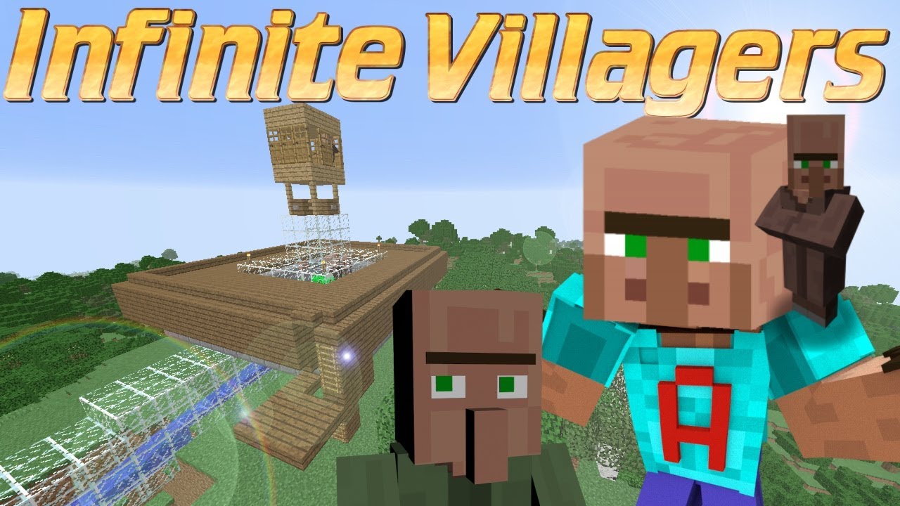 Minecraft - How to Make a Villager Breeder | Double Minecraft Villager