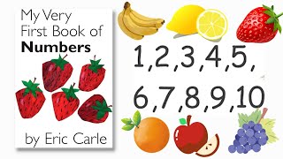 "MY VERY FIRST BOOK OF NUMBERS" 📖BY ERIC CARLE 🔢 COUNTING BOOK Wealth