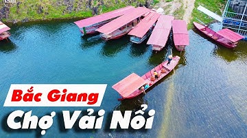 Đi Chợ Nổi Vải Thiều Lục Ngạn Bắc Giang - Du Lịch Hồ Cấm Sơn | LTL FOOD