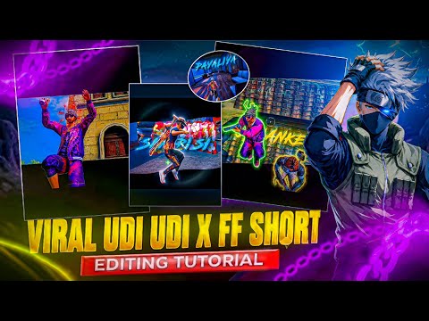 FREE FIRE X UDI UDI✨ Viral Shorts Editing Tutorial | 🔥Trending Edit @AnoopEdix , @Saneex_ff 💯