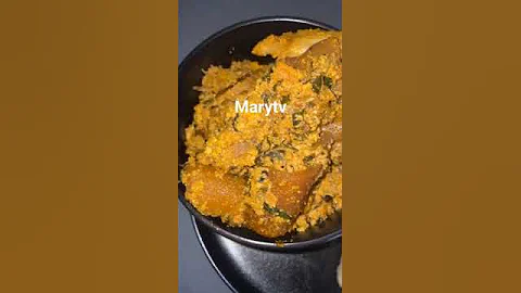 egusi soup with pounded yam