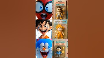 Superheroes Turned Into Action Figures🔥🕸️⁉️ #ai #shorts #trending #memes #funny #fun