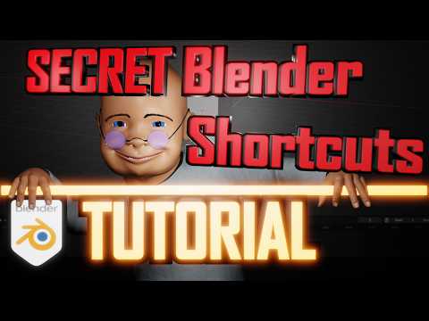These Blender shortcuts/hotkeys almost nobody uses… but they save you hours | Blender Tutorial