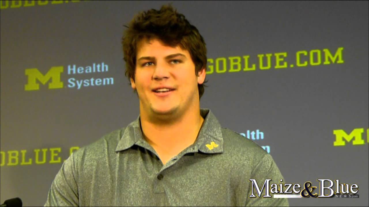Taylor Lewan discusses his touchdown against UMass YouTube