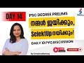 Kerala PSC Degree Prelims PYQ Discussion Qp code: 047/2023
