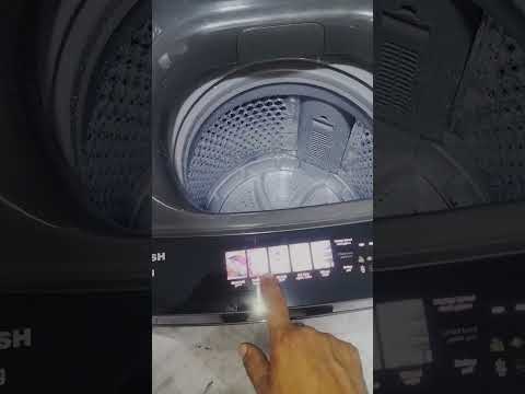 تشغيل غساله فريش الجديده ديجيتال الاوان باب كبير فوق اوتماتك مسحوق عادى