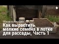 Научитесь создавать лоток для рассады (маленькое семя) 1-2