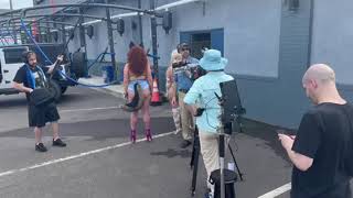 Behind the scenes