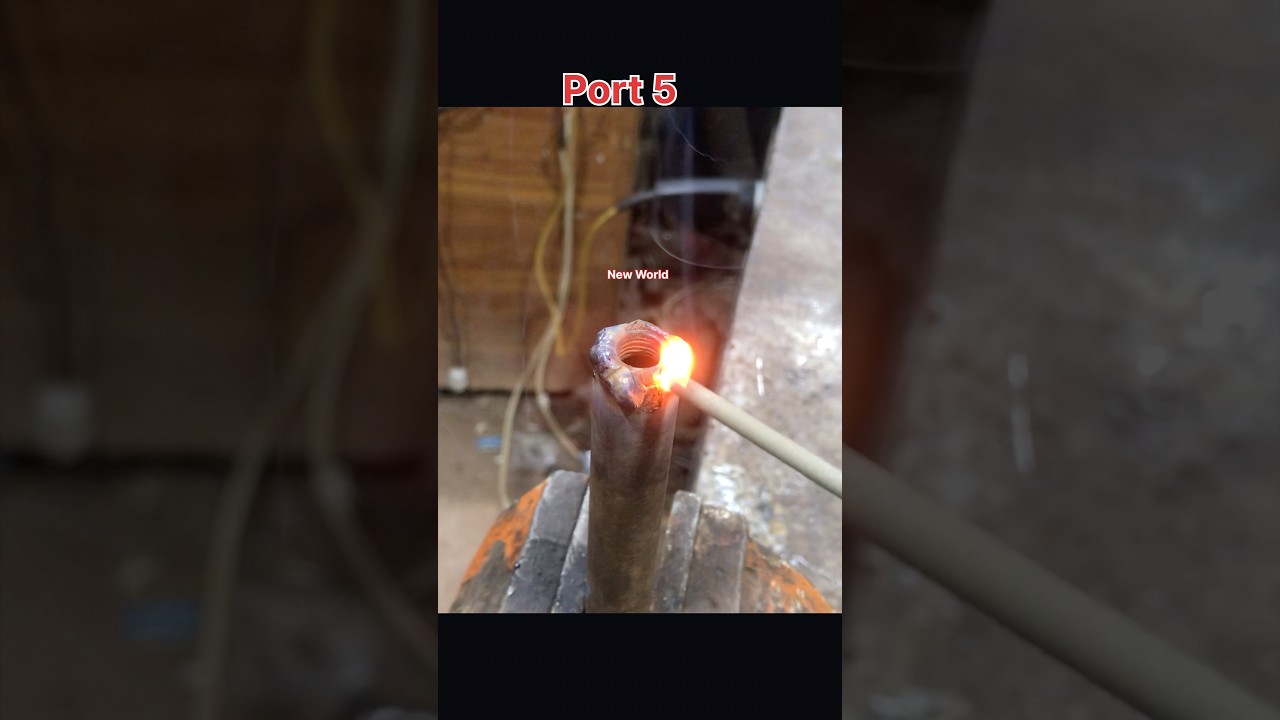 Amazing idea for metal pipe and nut bolt welding project work