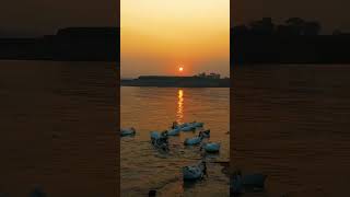 Golden Sunset View | Nature’s Most Beautiful Moment 🌄✨ #nature #exploreindia #discoverindia