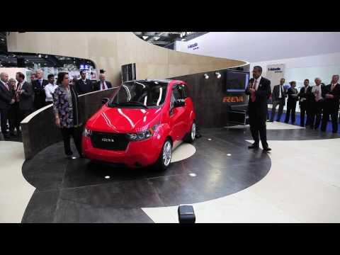 Gizmag @ IAA 2009 - REVA unveils the NXR and NXG electric cars