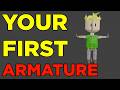 Your First Armature in Blender - Make your First Game in Unreal Engine #26