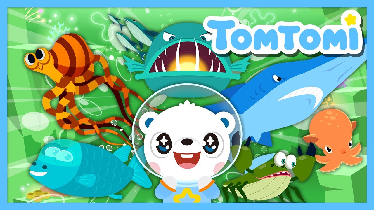 Who Lives in the Deep Sea?🐠🌊 | Ocean Animals Song for Kids | Kids Song | TOMTOMI Who Lives in the Deep Sea?🐠🌊 | Ocean Animals Song for Kids | Kids Song | TOMTOMI
