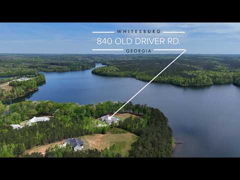 840 Old Driver Rd., Whitesburg, GA home video tour