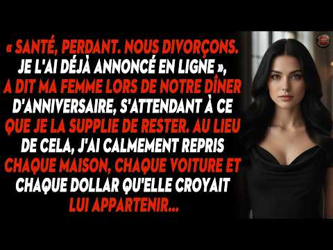 « Santé, Perdant. Nous Divorçons. Je L'ai Déjà Annoncé En Ligne », A Dit Ma Femme Lors De Notre...