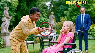 Billionaire Catches Homeless Boy Dancing for His Paralyzed Daughter, His Reaction Stuns Everyone