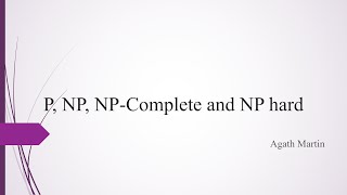 P | NP | NP-Complete | NP-Hard