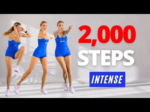 🔥 Intense 2000 Steps Indoor Walking Workout | Weight Loss Exercises At Home | Yanafit