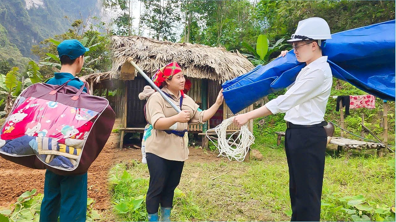 100 days, a single mother was given an abandoned house - and received help from a young engineer
