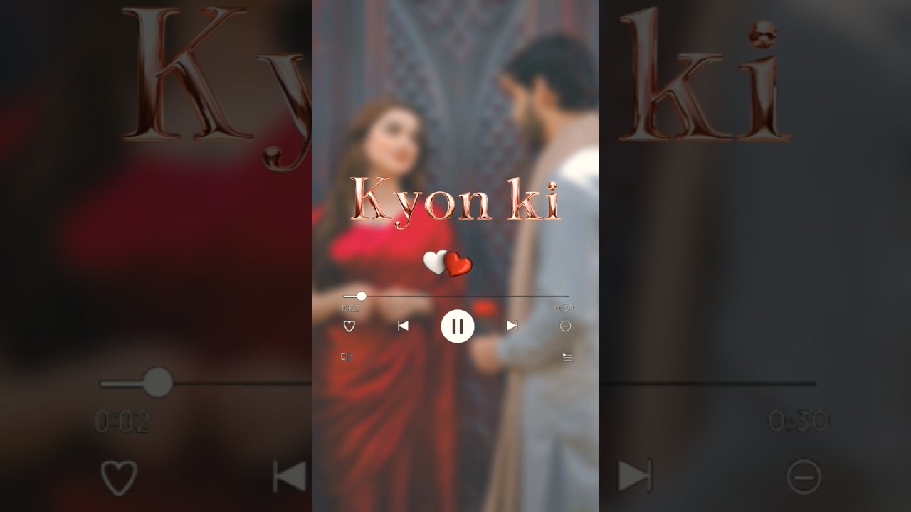 Kyun Ki Itna Pyar | Heart Touching Romantic Video | Love Feeling 💔❤️