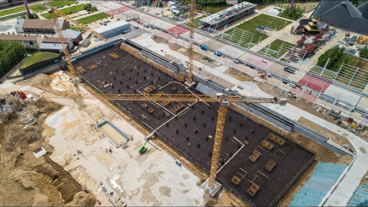 Armatura platea record Ospedale Galeazzi Milano