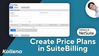 NetSuite Tutorial | How to Create Price Plans in SuiteBilling