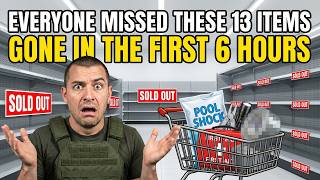 Celebrity 13 Items Gone From Stores in the First 6 Hours of Grid Collapse | Prepping 2026 Guide Profile