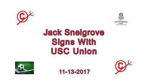 Jack Snelgrove Signs With USC-Union