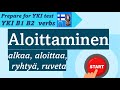 Finnish Grammar YKI B1 Aloittaa Alkaa Ruveta Ryhtyä Get Ready For YKI Test B1 Finnish Grammar YKI B1 Aloittaa Alkaa Ruveta Ryhtyä Get Ready For YKI Test B1