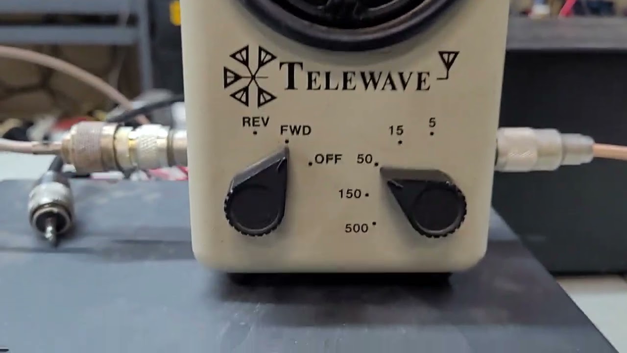 TELEWAVE 44A WATT METER PROOF OF OPERATION