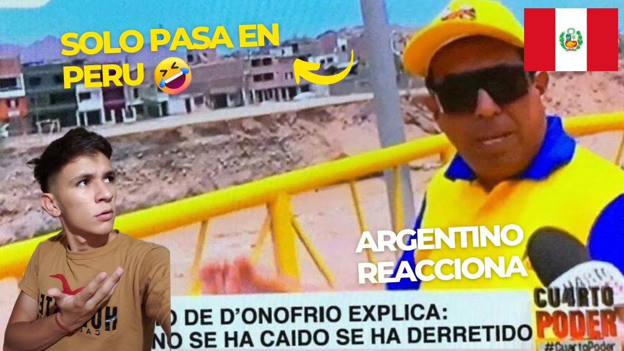 ESTO SOLO PASA EN PERU!🤣 - ARGENTINO REACCIONA