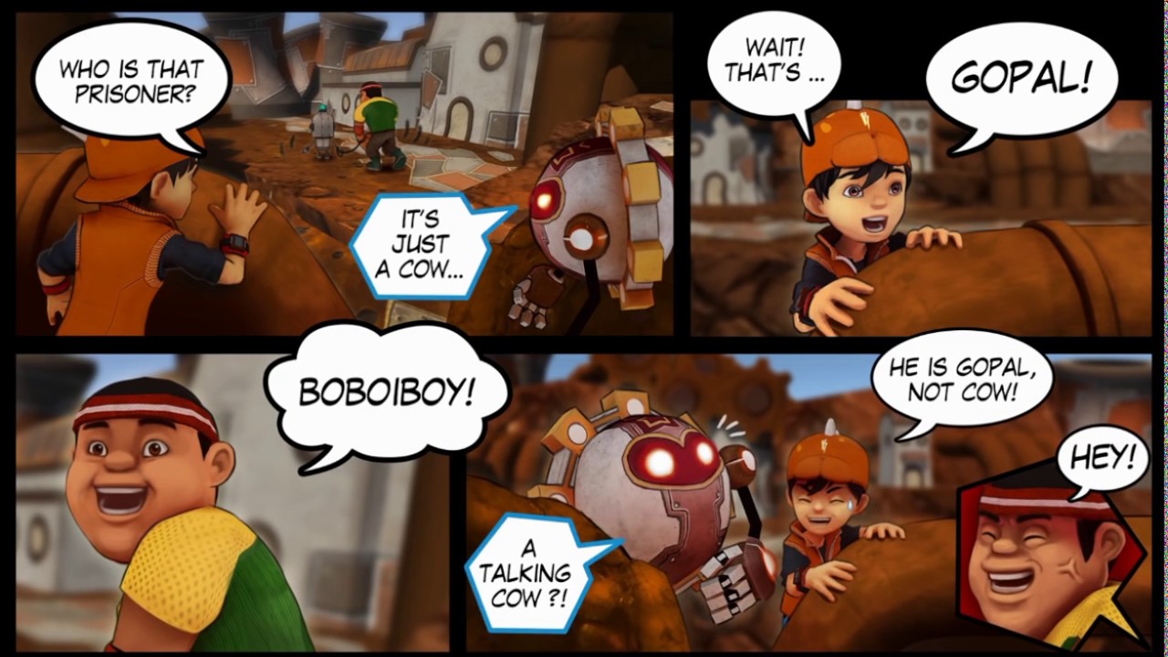 BoBoiBoy Galactic Heroes Episode Gopal & Miibot #2 Boboboy galaxy games