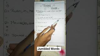 Rearrange the Jumbled Words#jumbledwords #jumbled#learn#braintest#exam