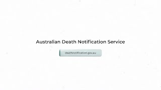 The Australian Death Notification Service