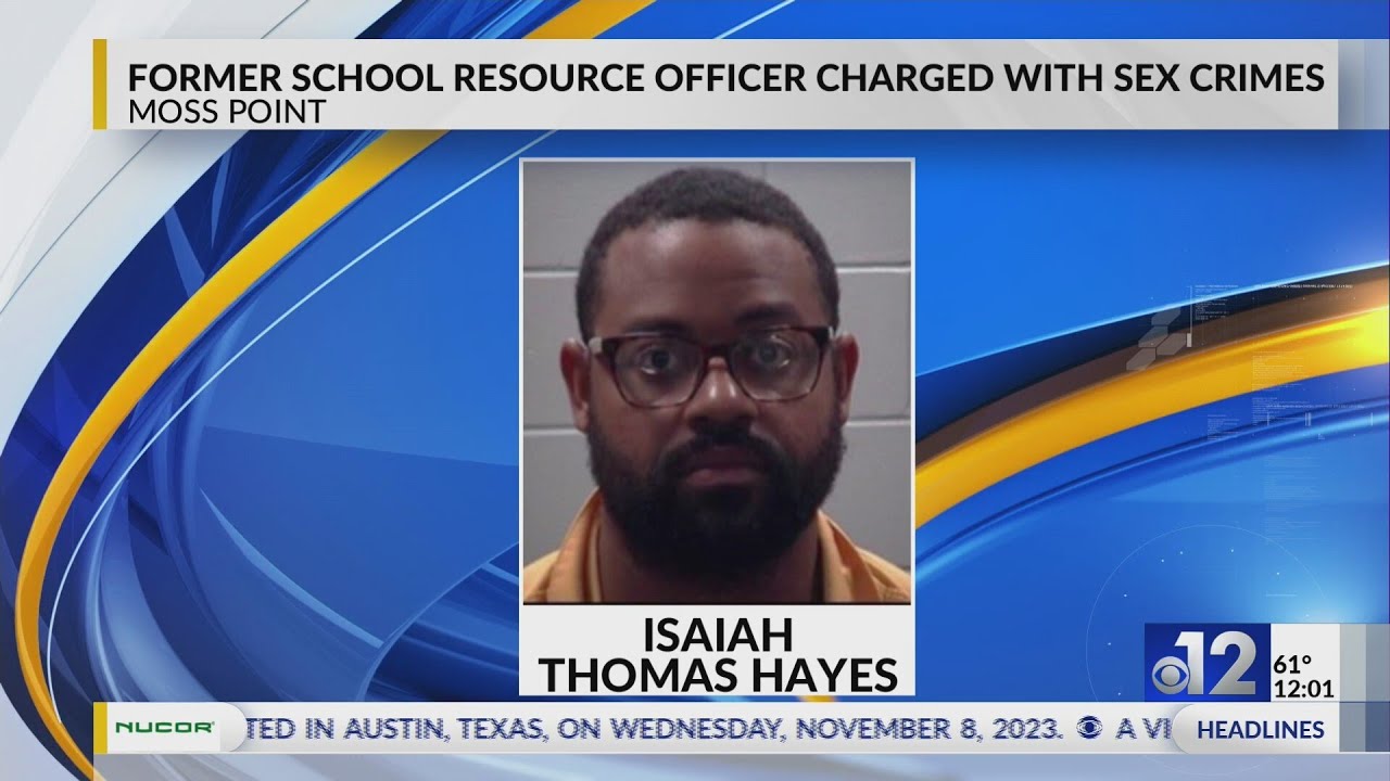 Former Moss Point school resource officer charged with sex crimes - YouTube
