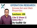 4. CONVEX SETS AND THEIR PROPERTIES | (L-04)
