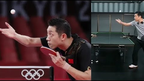 Xu Xin Teaches How to Serve Heavy Spin & Neutralize Hook Serves