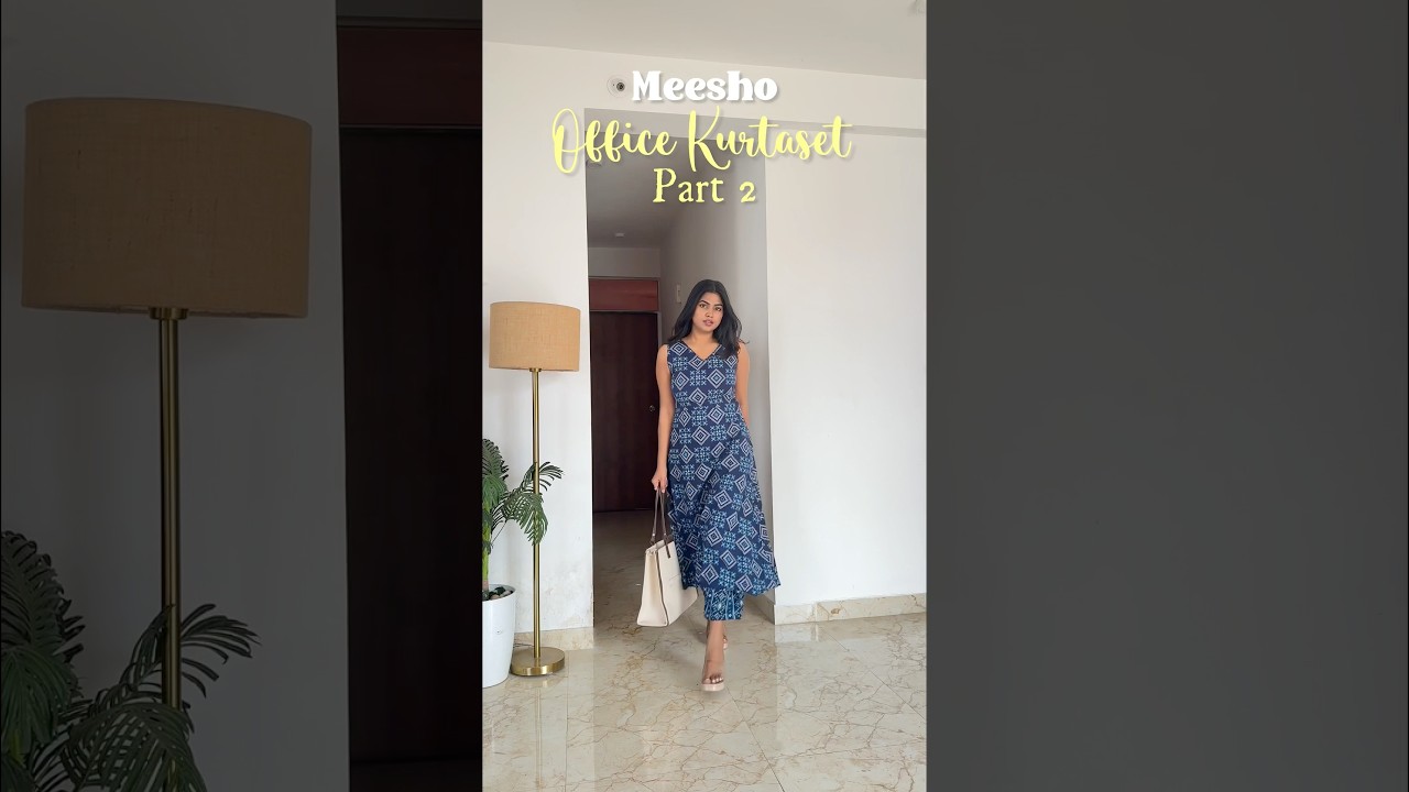 Meesho office wear kurta set under 500 🪷